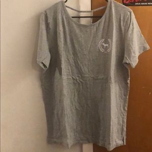 VS PINK Gray Short Sleeve